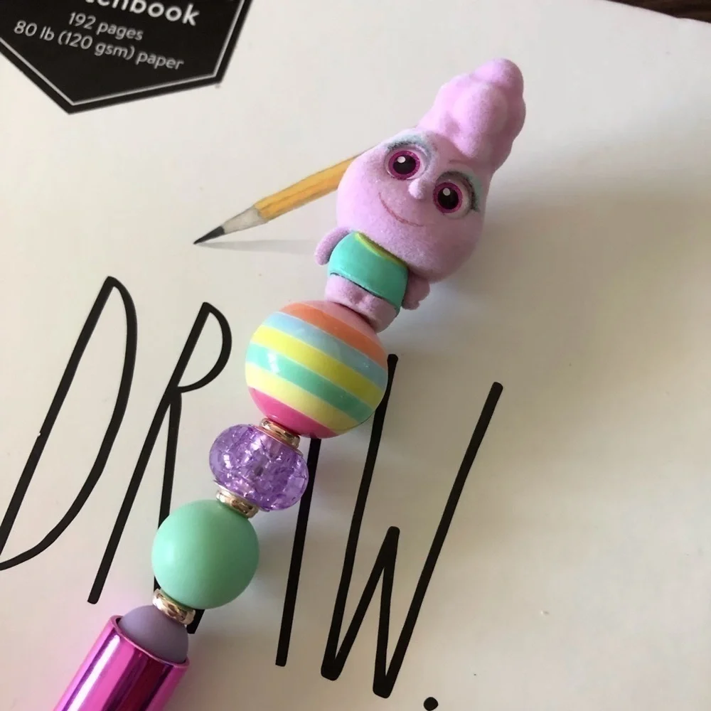 Disney Doorables: Elemental: Gale handmade beaded pen